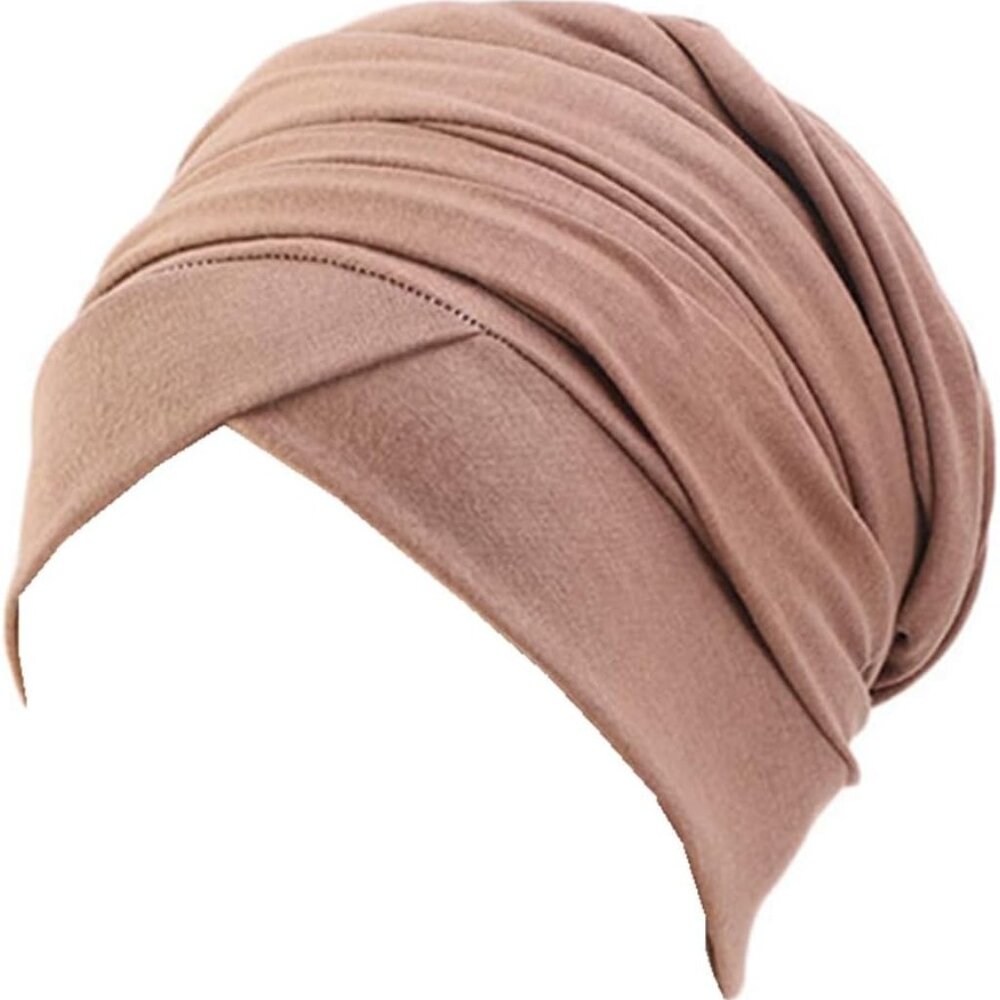 African Turban Head Wraps For Women - Pre Tied Soft Long Headscarf Shawl Hair Ch